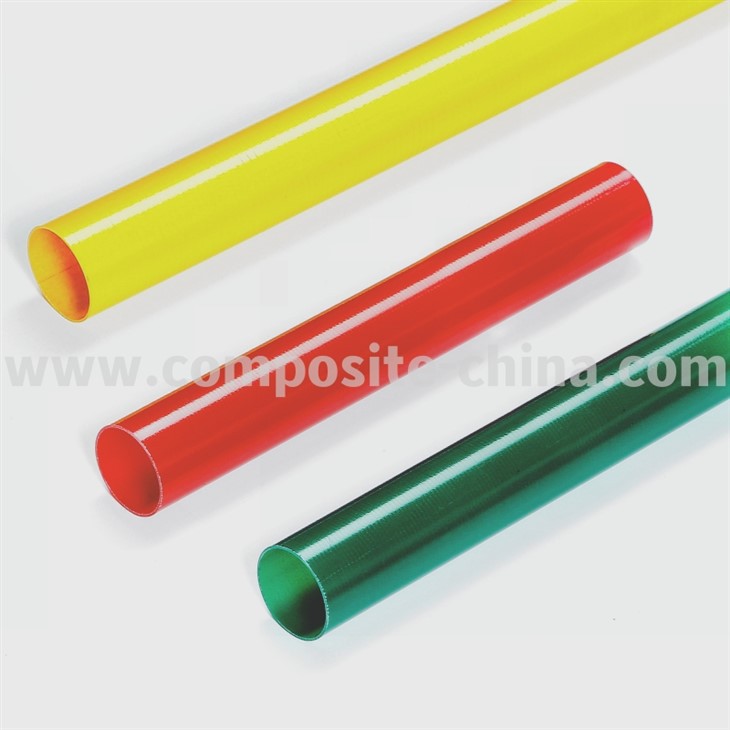 Žuta rolna{0}}umotana cijev od fiberglasa
